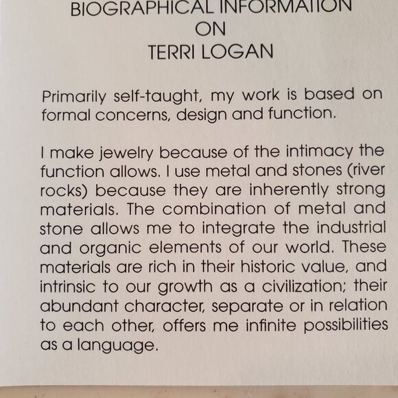 NWT Terri Logan silver loop earrings - Picture 3 of 3